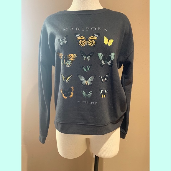 Sweaters - Butterfly Crew neck sweater